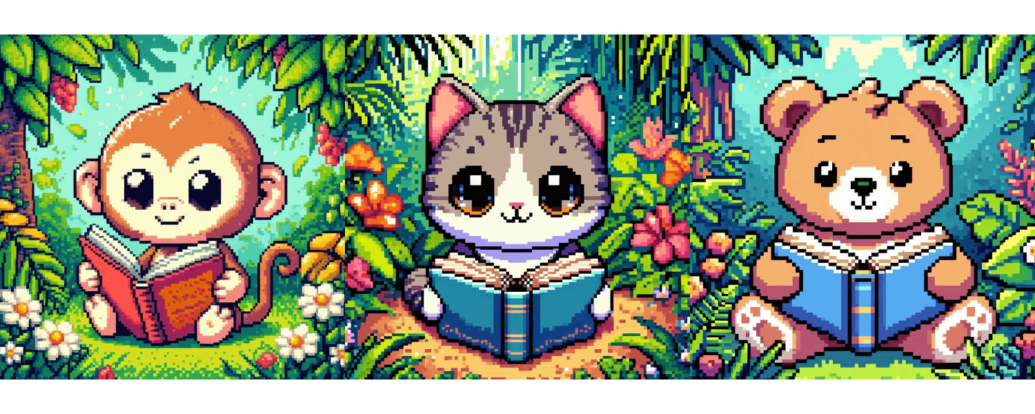 thumbnail-img-The Reading Animal Pixel Art