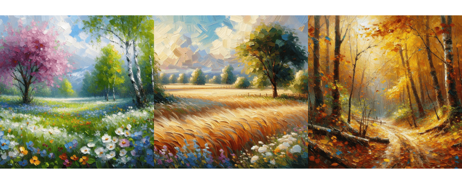 thumbnail-img-Seasonal Landscapes in Oil Paintings