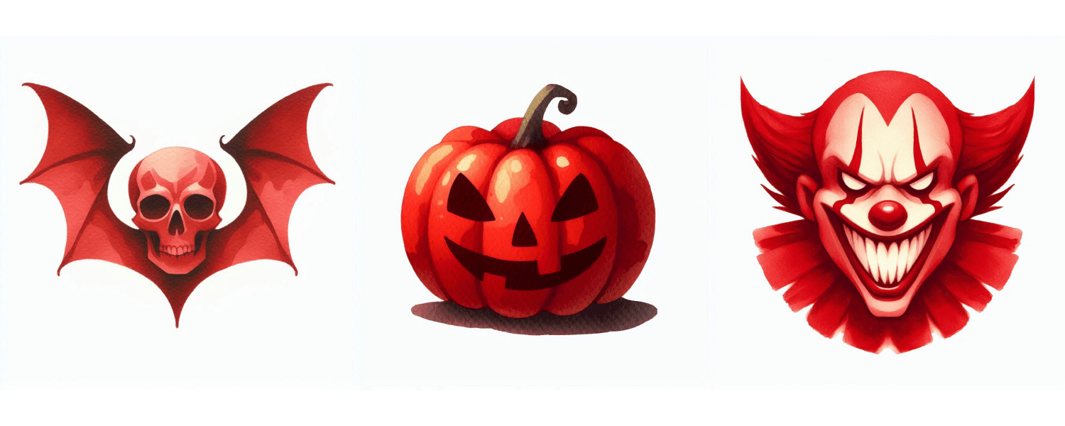 thumbnail-img-Reddish Watercolor Halloween Clipart