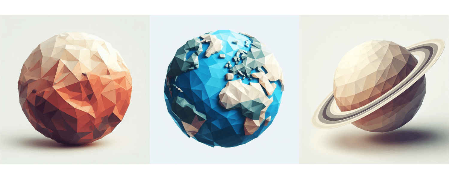 thumbnail-img-Low Poly Planet Art